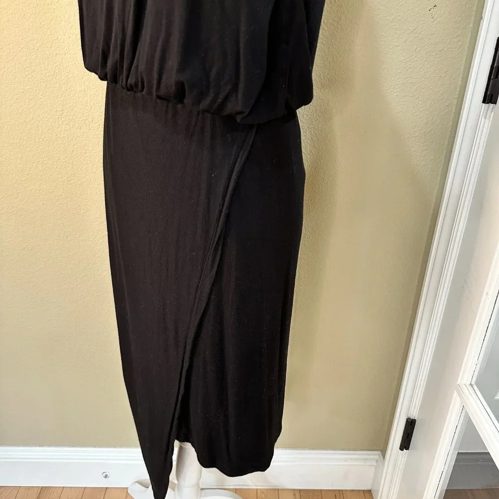 NORDSTROM Bobeau Drape Front Knit Tank Midi Dress - medium - Picture 6 of 11
